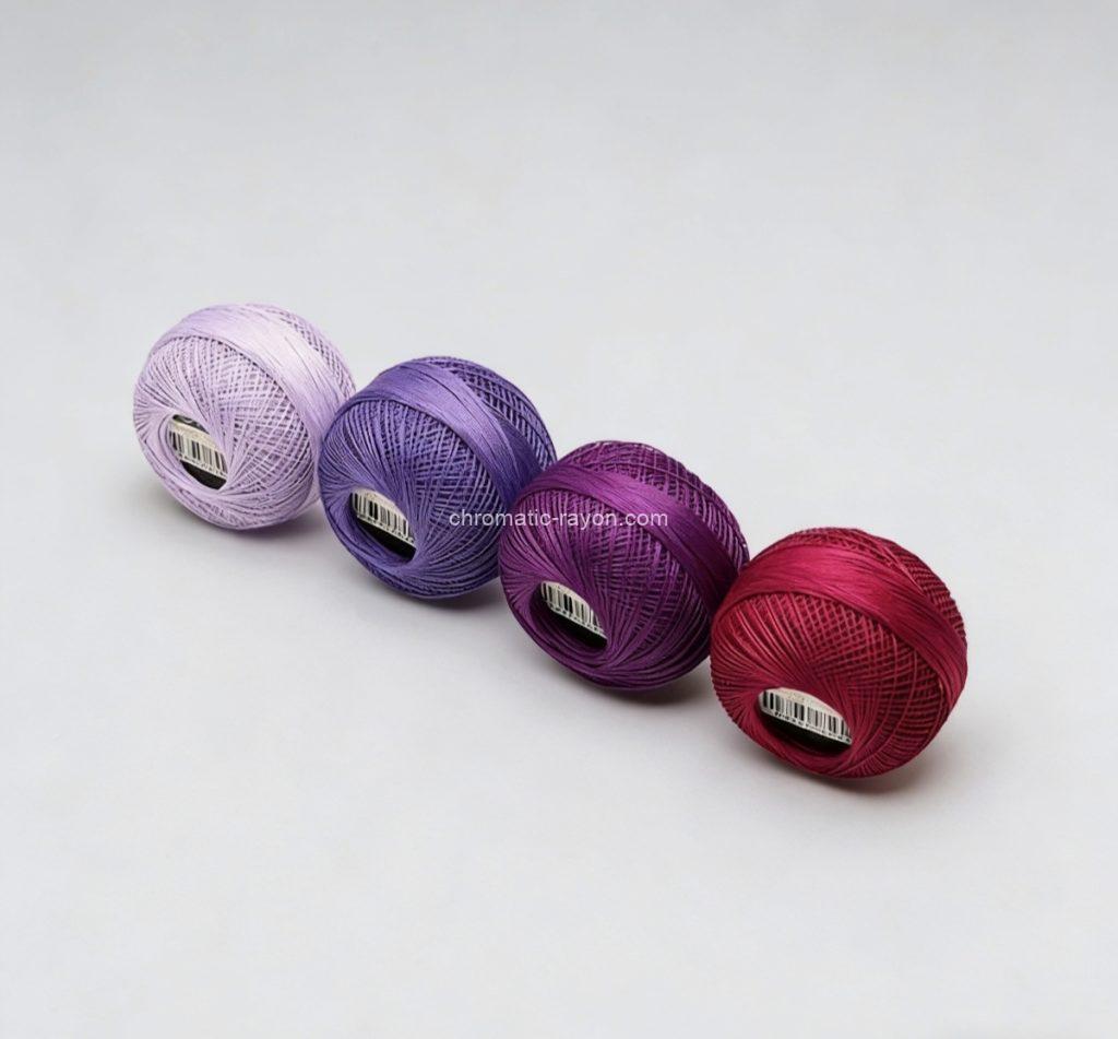 Premium Gassed Mercerized Cotton Yarn for cross-embroidery,tatting, crocheting